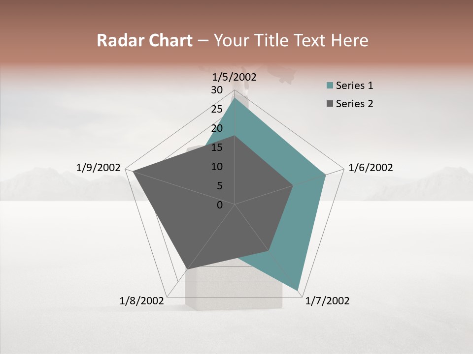 Competition Ascent Desert PowerPoint Template