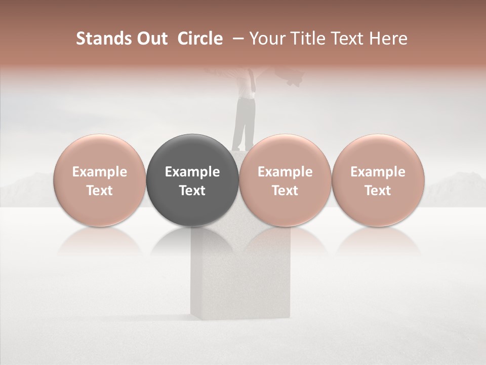 Competition Ascent Desert PowerPoint Template