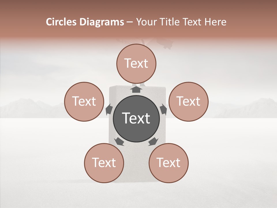 Competition Ascent Desert PowerPoint Template