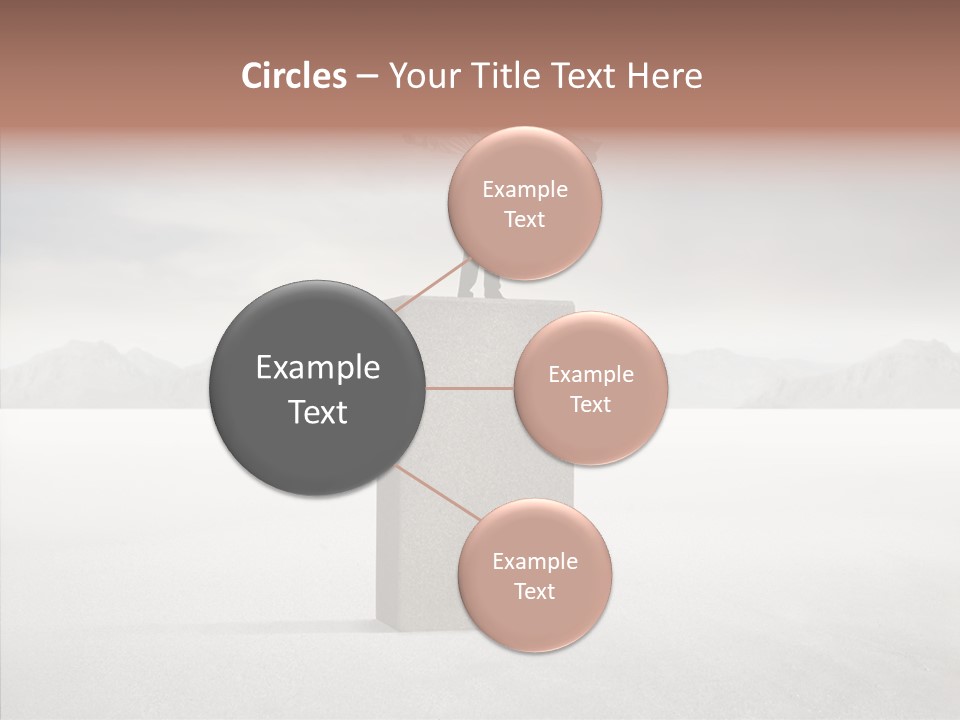 Competition Ascent Desert PowerPoint Template