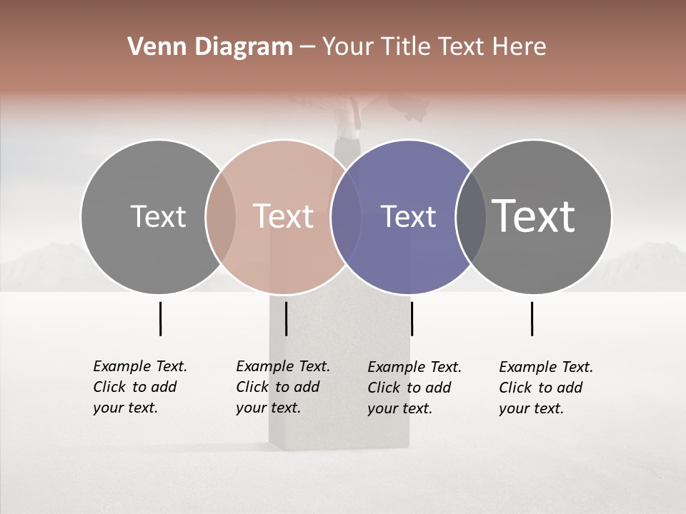 Competition Ascent Desert PowerPoint Template