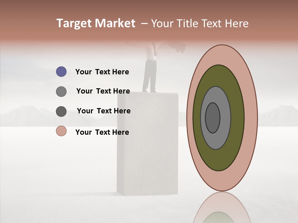 Competition Ascent Desert PowerPoint Template