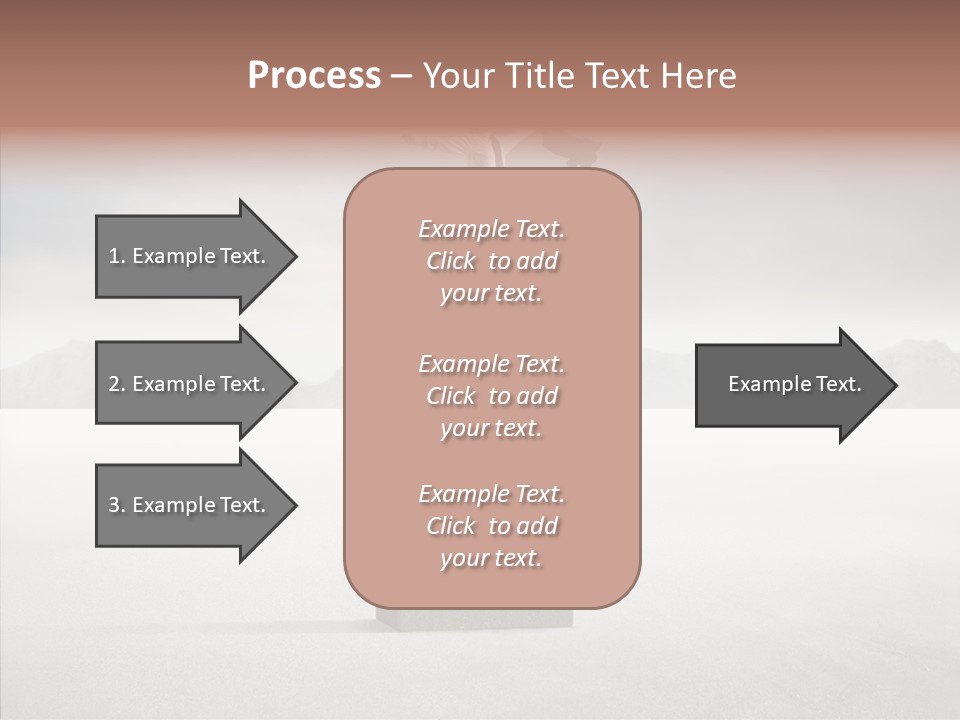 Competition Ascent Desert PowerPoint Template