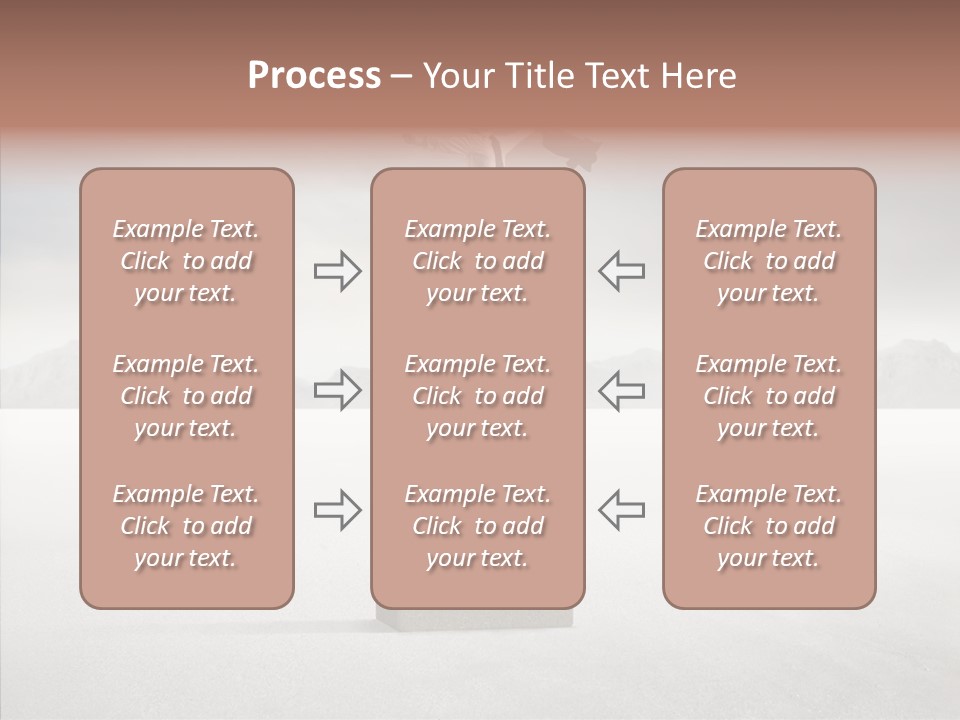 Competition Ascent Desert PowerPoint Template