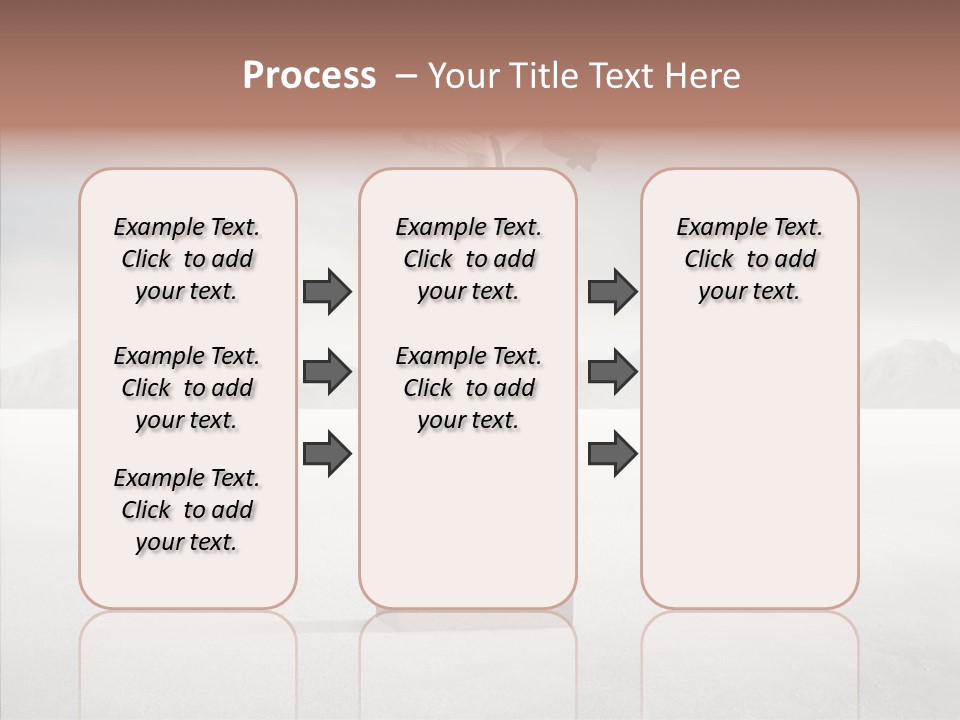 Competition Ascent Desert PowerPoint Template