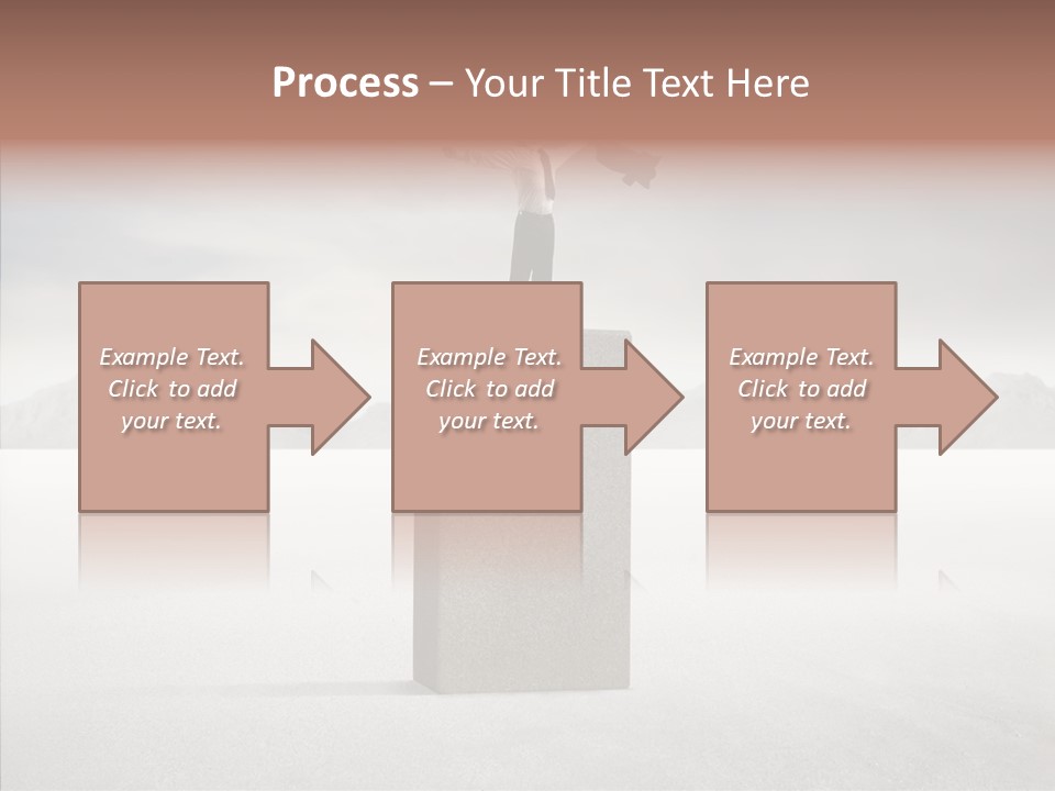 Competition Ascent Desert PowerPoint Template