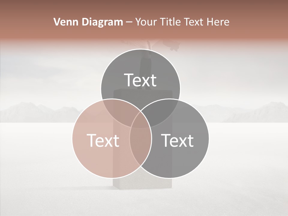 Competition Ascent Desert PowerPoint Template