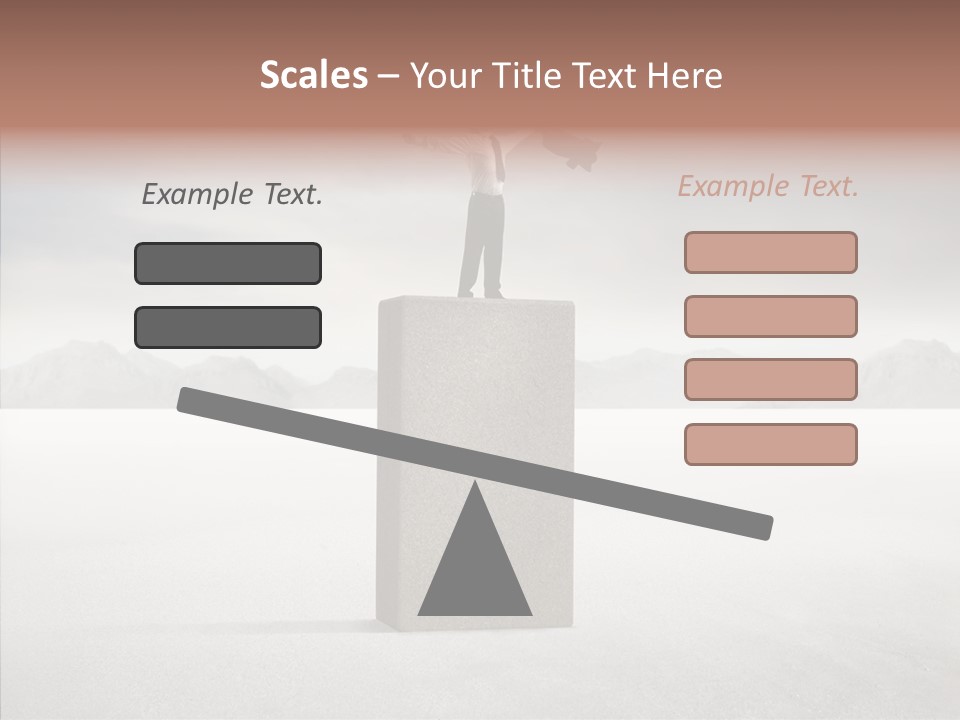 Competition Ascent Desert PowerPoint Template