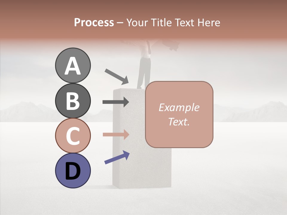 Competition Ascent Desert PowerPoint Template