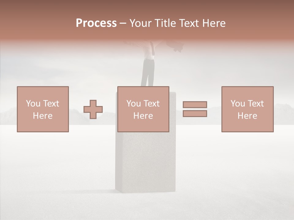 Competition Ascent Desert PowerPoint Template