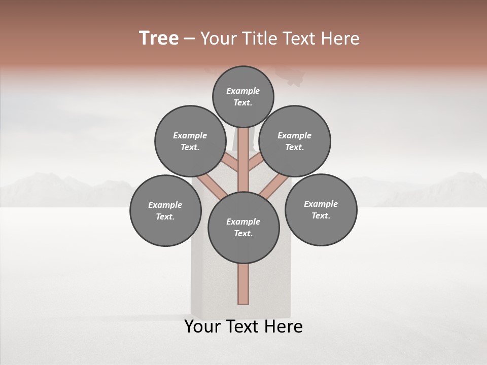 Competition Ascent Desert PowerPoint Template