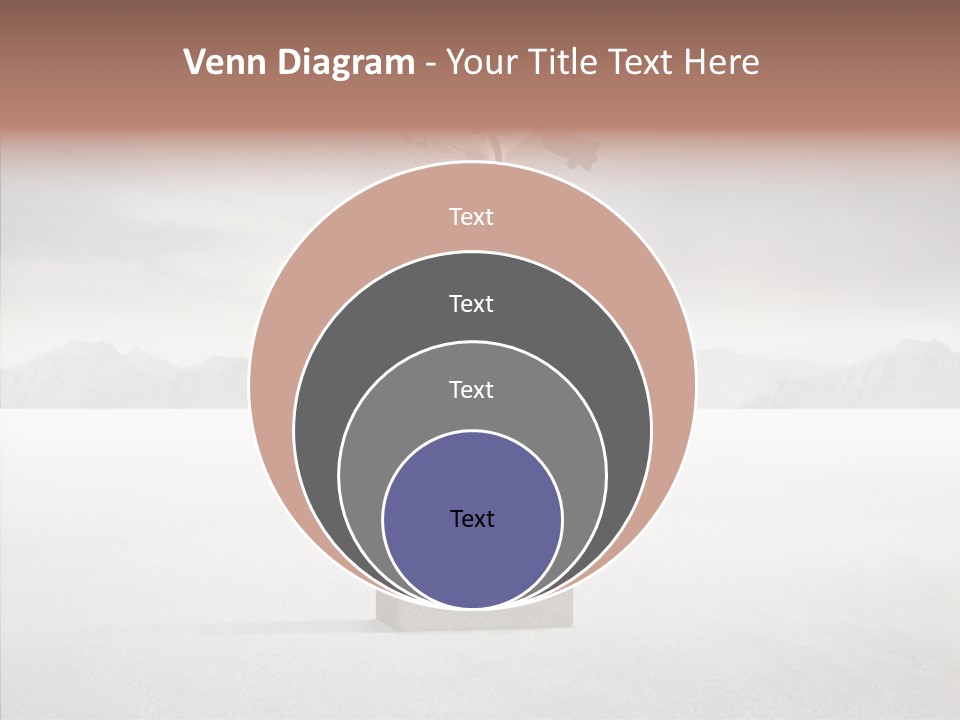 Competition Ascent Desert PowerPoint Template
