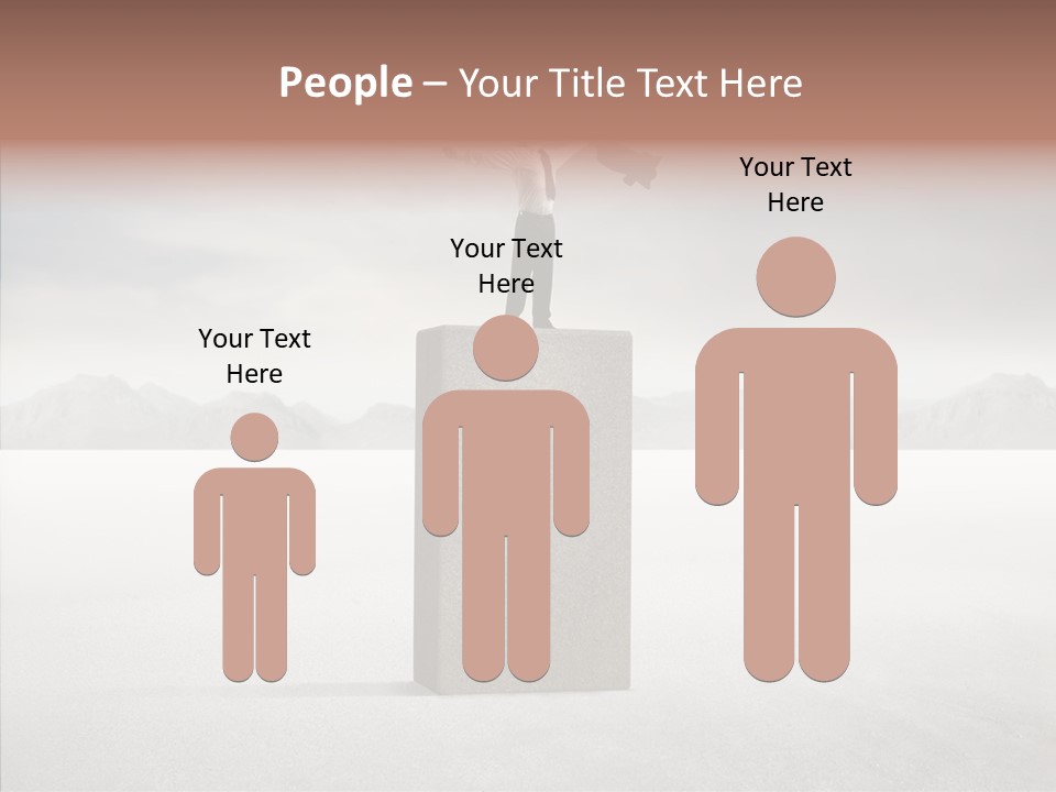 Competition Ascent Desert PowerPoint Template