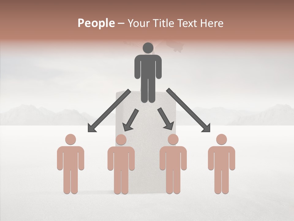 Competition Ascent Desert PowerPoint Template