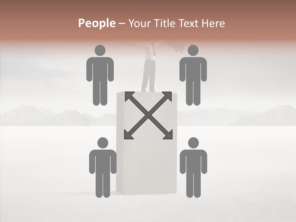 Competition Ascent Desert PowerPoint Template