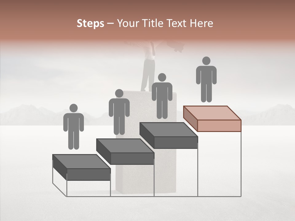 Competition Ascent Desert PowerPoint Template