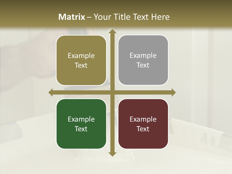Dwelling Trade Walls PowerPoint Template