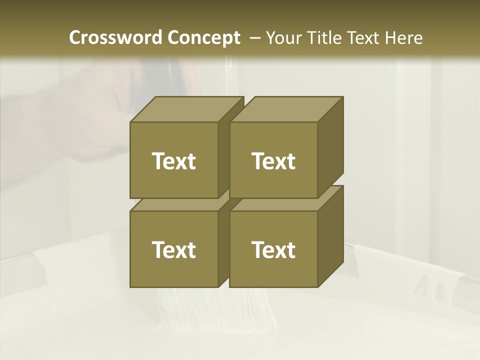 Dwelling Trade Walls PowerPoint Template