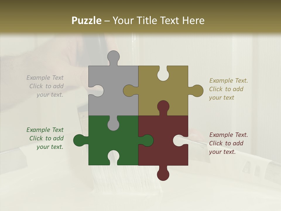 Dwelling Trade Walls PowerPoint Template