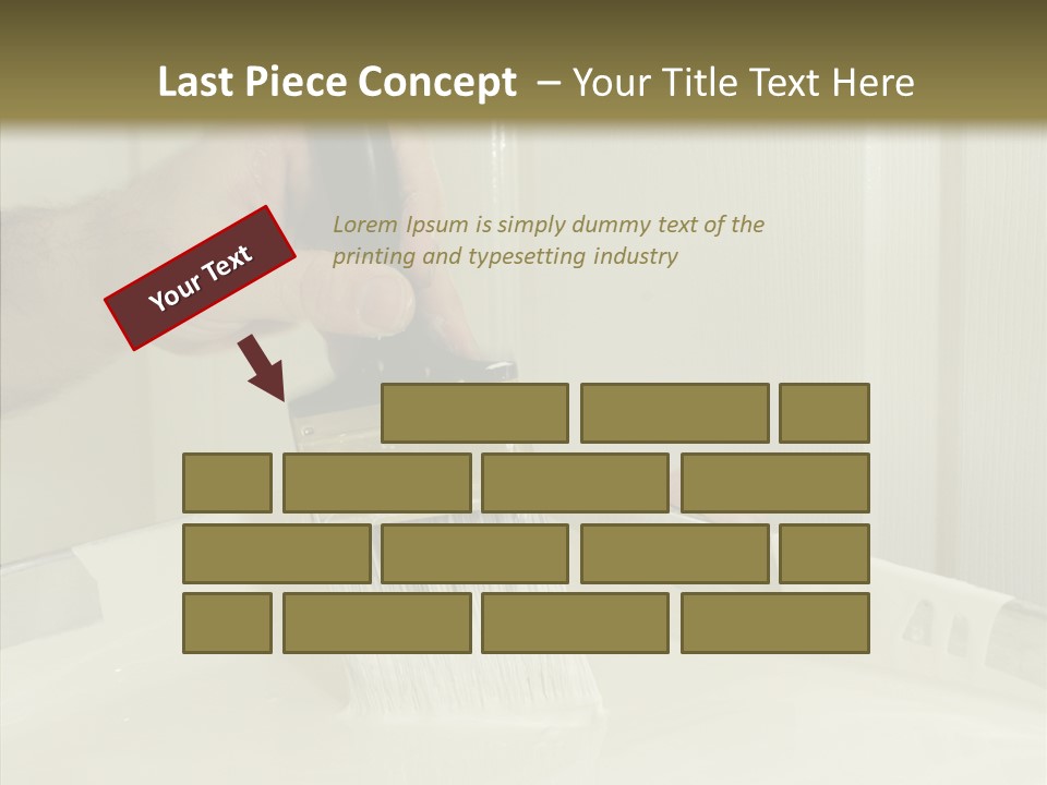 Dwelling Trade Walls PowerPoint Template