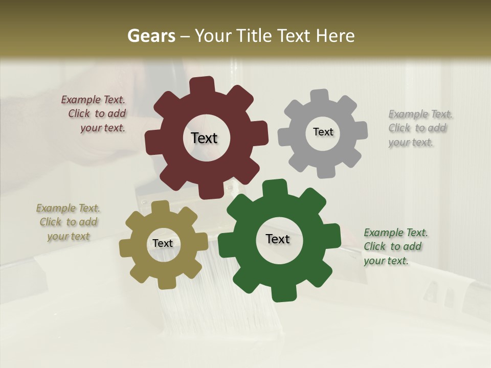 Dwelling Trade Walls PowerPoint Template