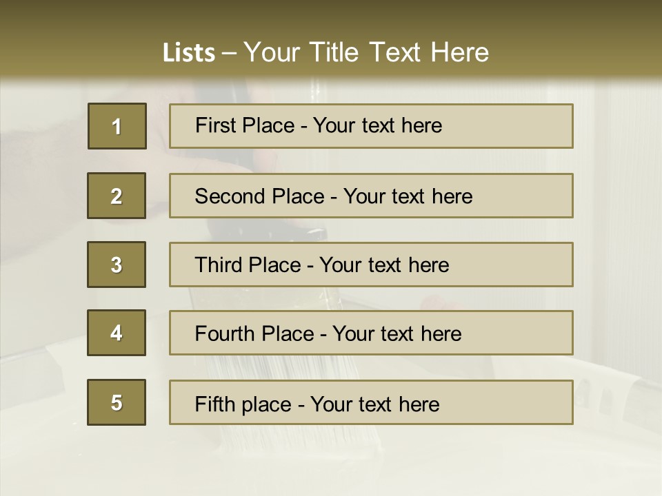 Dwelling Trade Walls PowerPoint Template