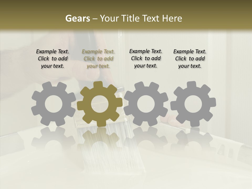 Dwelling Trade Walls PowerPoint Template