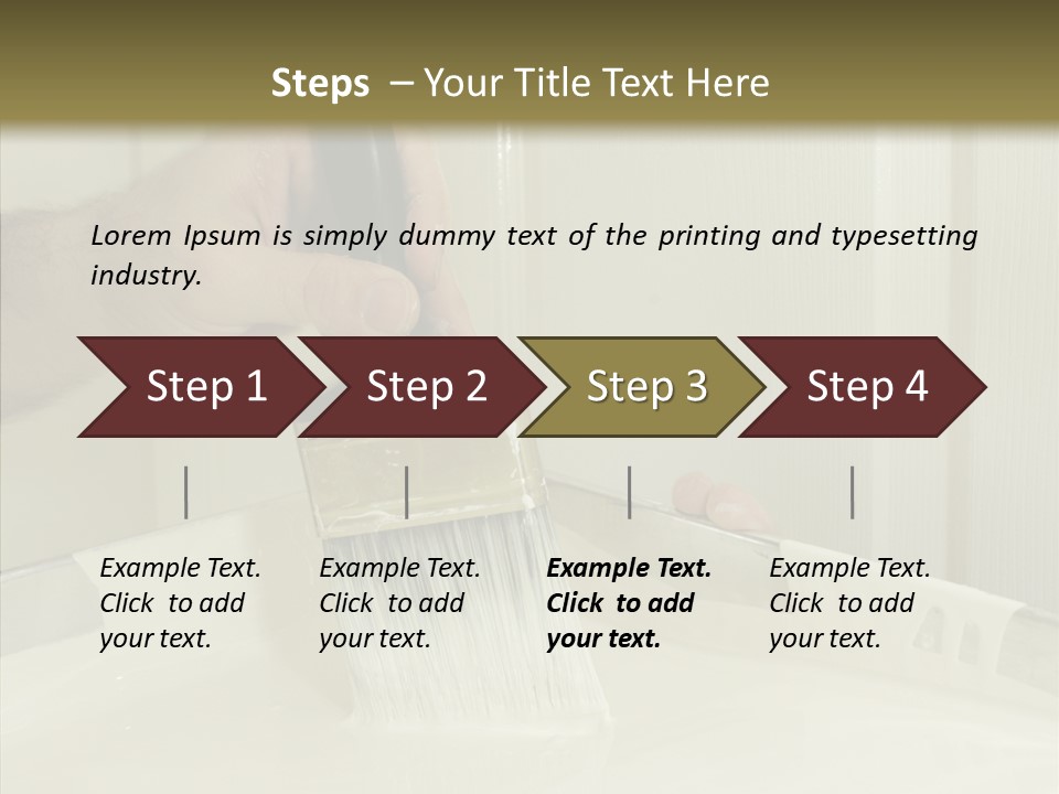 Dwelling Trade Walls PowerPoint Template