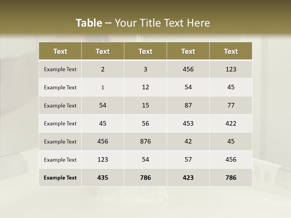 Dwelling Trade Walls PowerPoint Template
