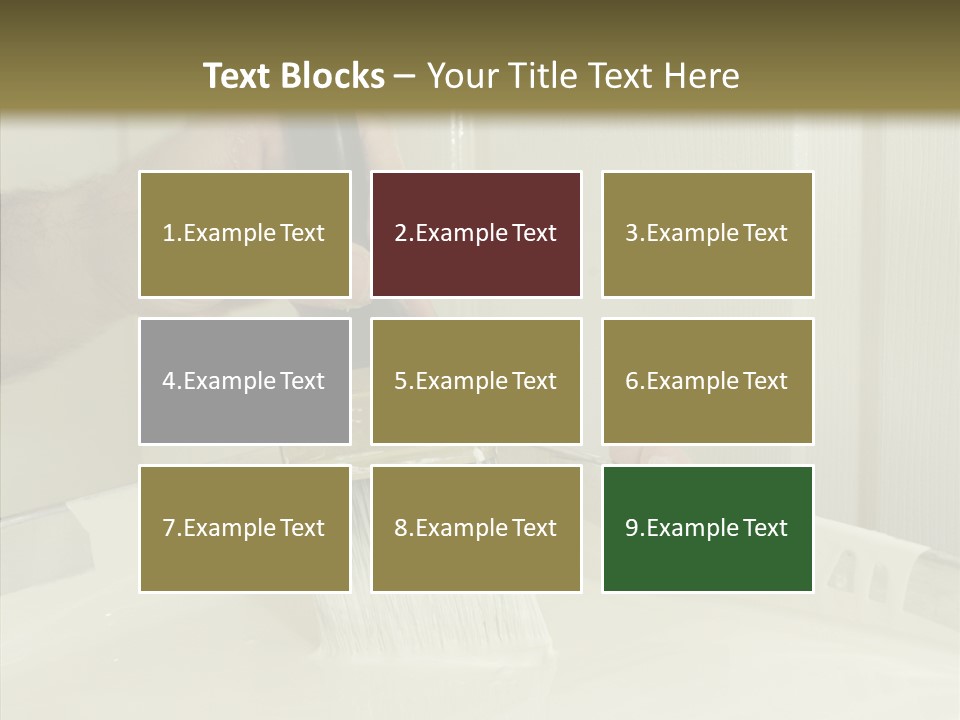 Dwelling Trade Walls PowerPoint Template