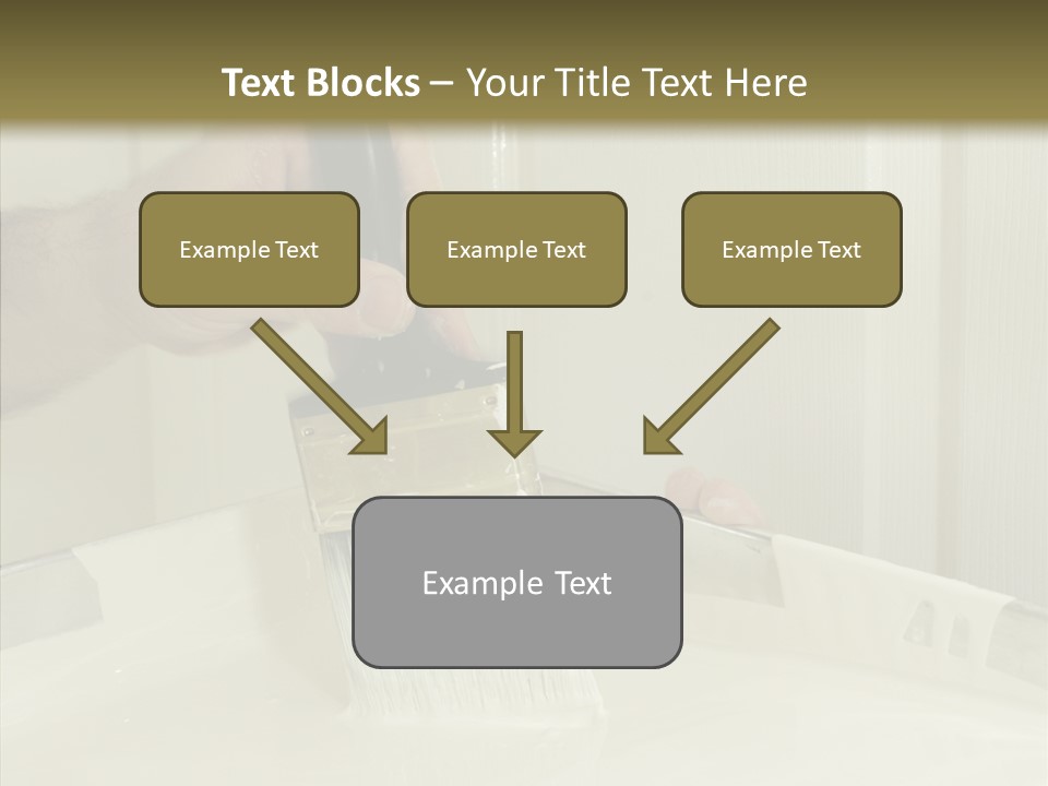 Dwelling Trade Walls PowerPoint Template