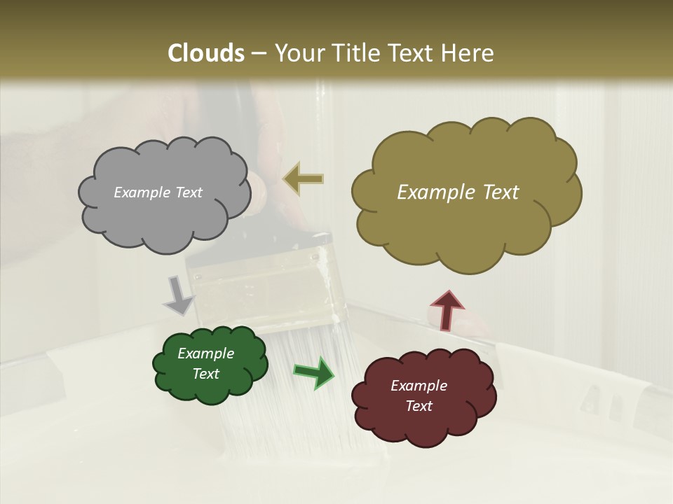 Dwelling Trade Walls PowerPoint Template