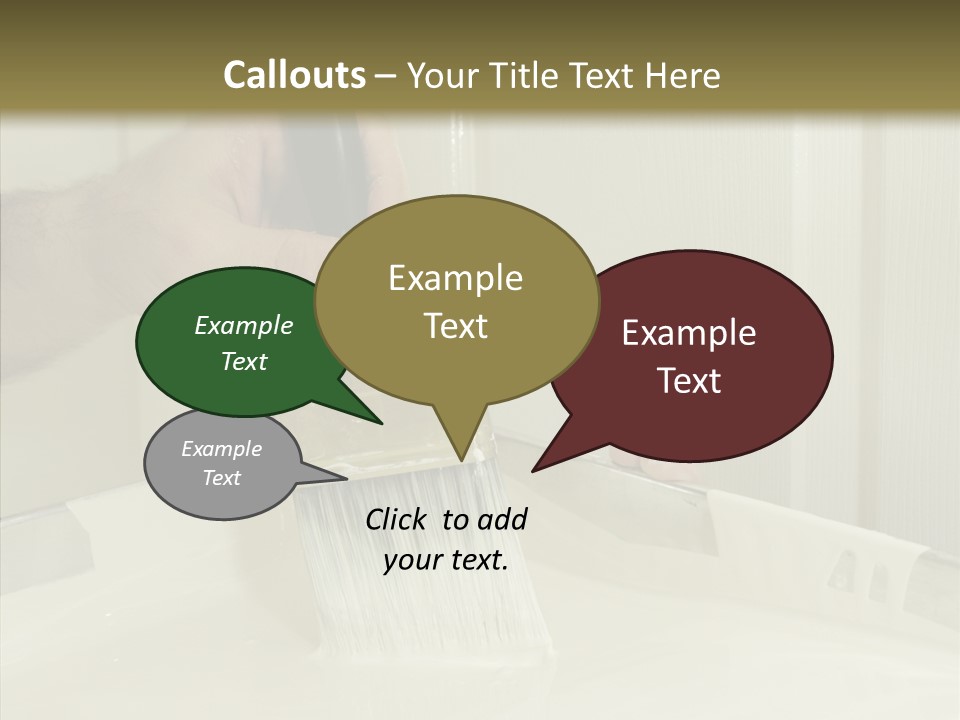 Dwelling Trade Walls PowerPoint Template