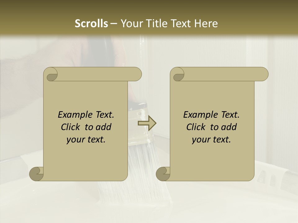 Dwelling Trade Walls PowerPoint Template