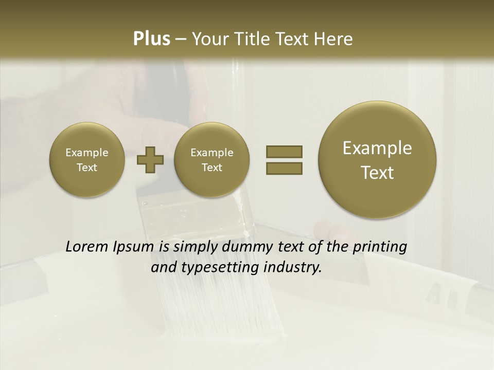 Dwelling Trade Walls PowerPoint Template