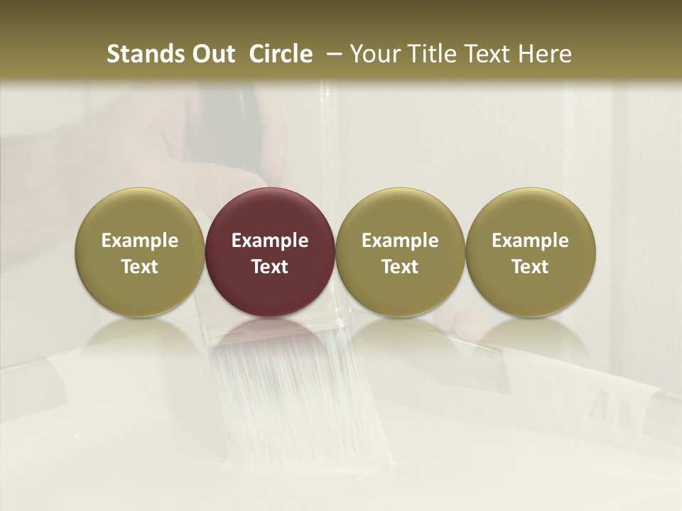 Dwelling Trade Walls PowerPoint Template