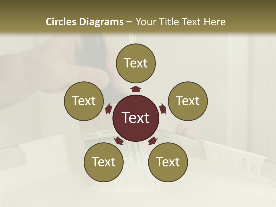 Dwelling Trade Walls PowerPoint Template