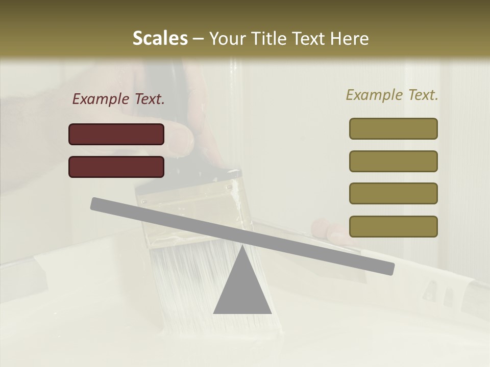 Dwelling Trade Walls PowerPoint Template