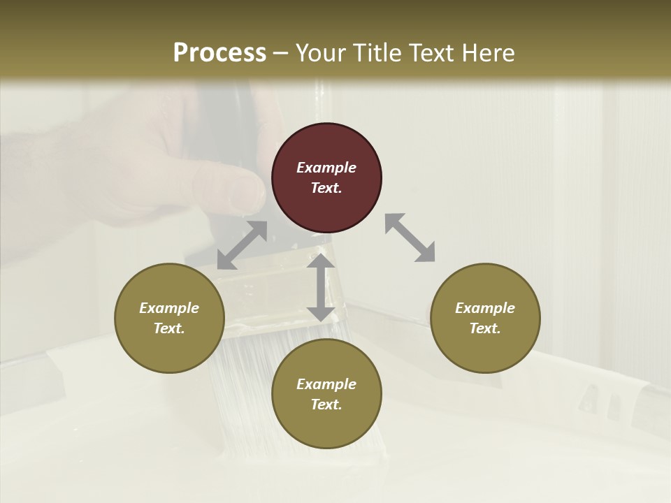 Dwelling Trade Walls PowerPoint Template