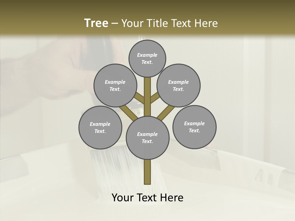 Dwelling Trade Walls PowerPoint Template