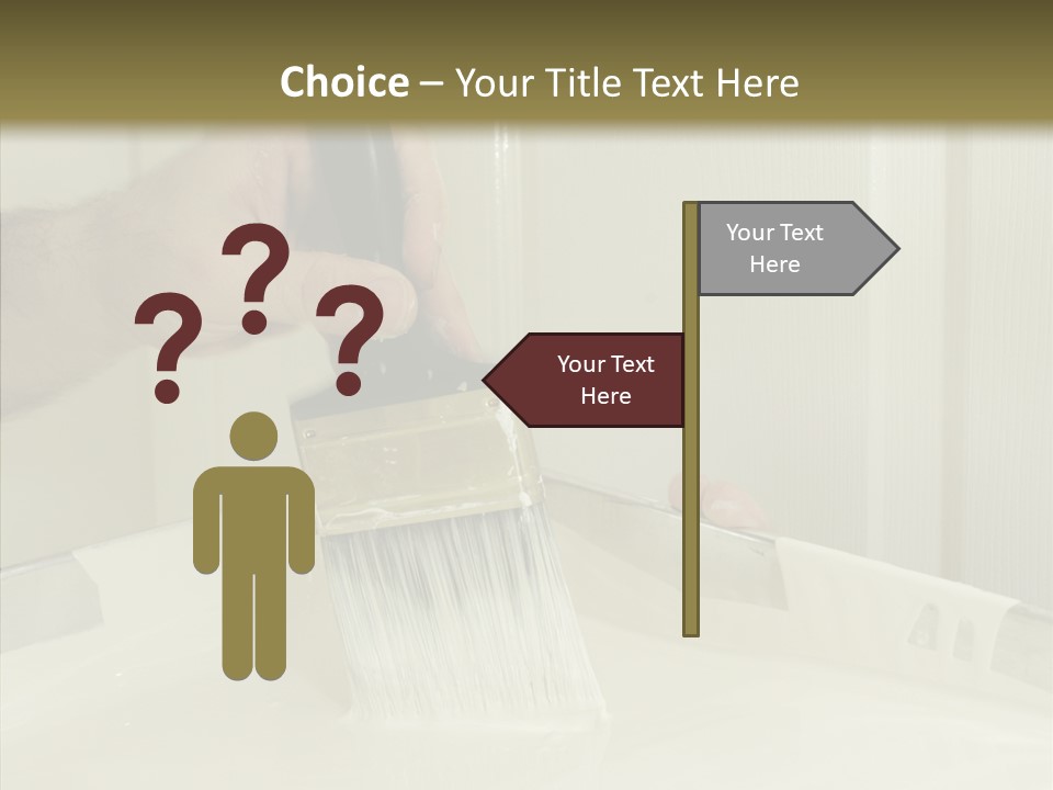 Dwelling Trade Walls PowerPoint Template