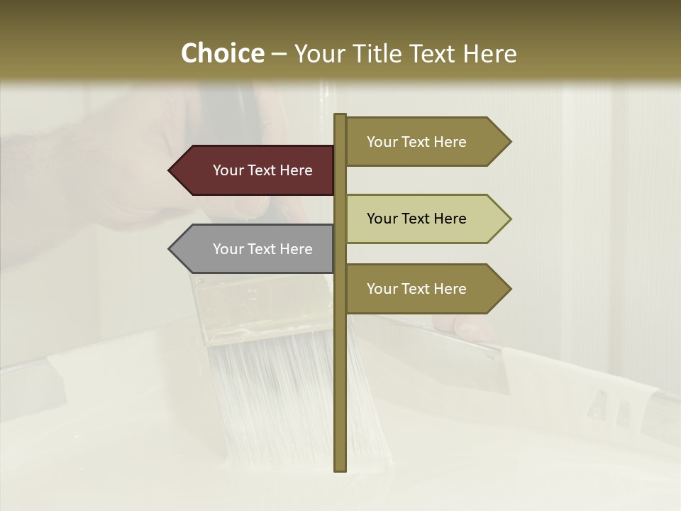 Dwelling Trade Walls PowerPoint Template