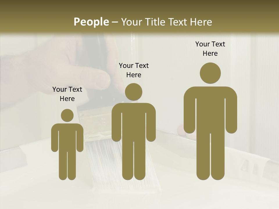 Dwelling Trade Walls PowerPoint Template