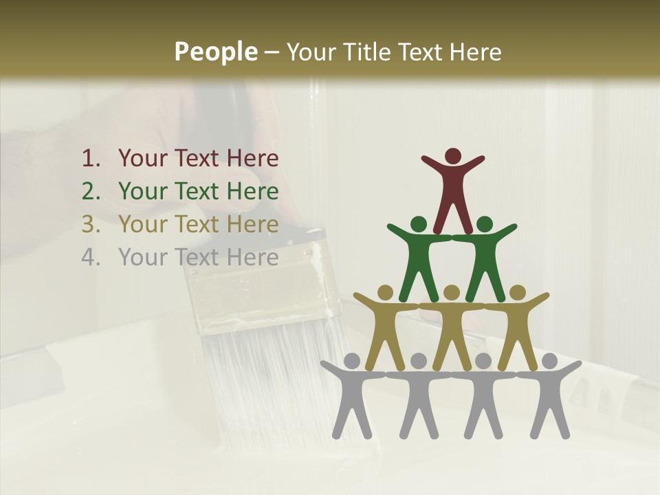 Dwelling Trade Walls PowerPoint Template