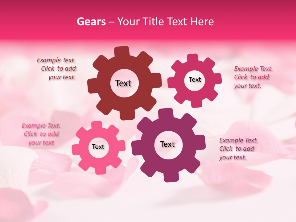 Flower Femininity Soft PowerPoint Template