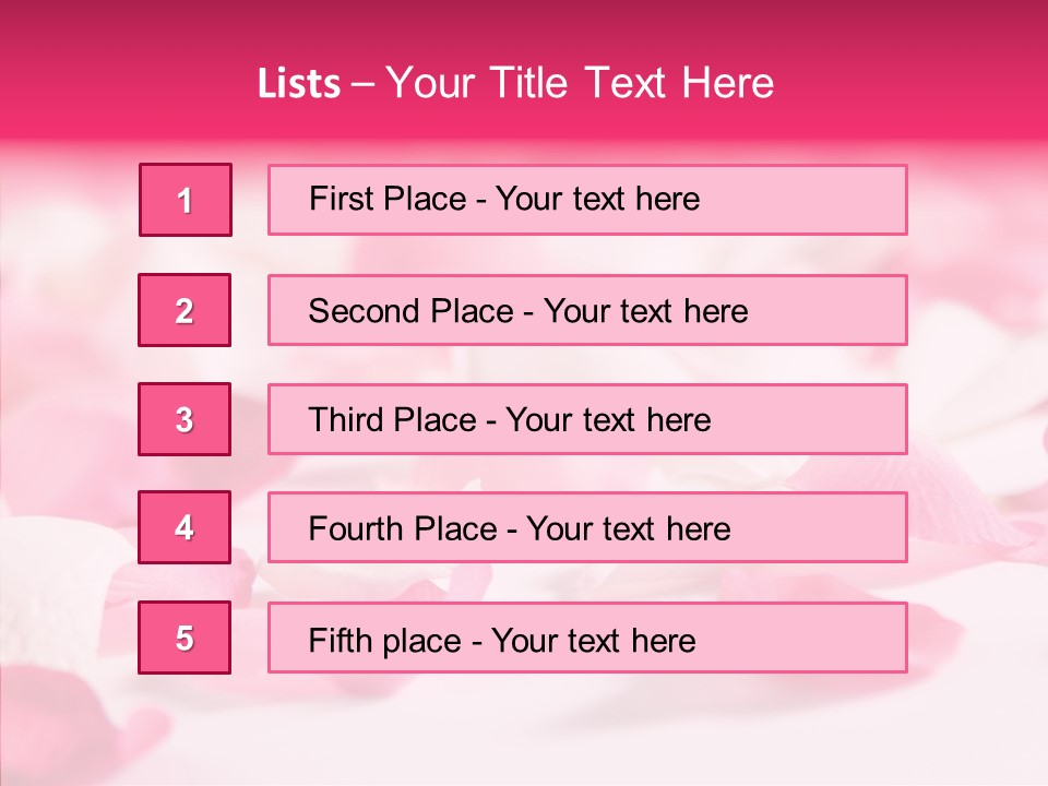 Flower Femininity Soft PowerPoint Template