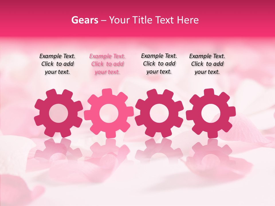 Flower Femininity Soft PowerPoint Template