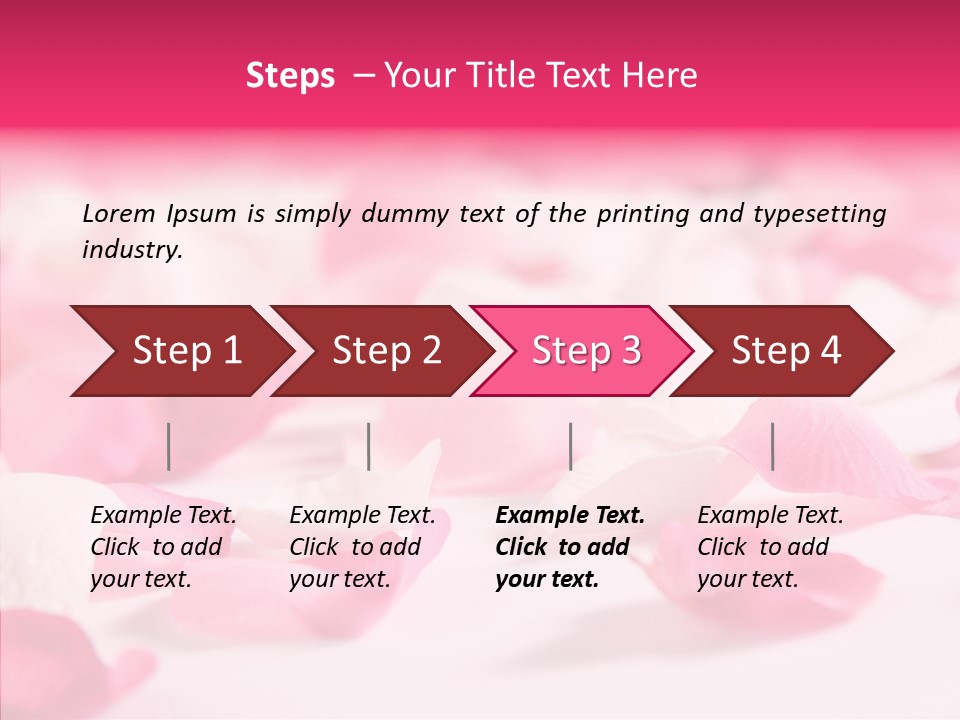 Flower Femininity Soft PowerPoint Template