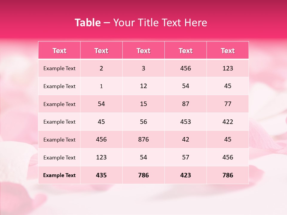 Flower Femininity Soft PowerPoint Template