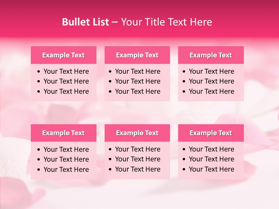 Flower Femininity Soft PowerPoint Template